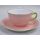 大倉陶園 コーヒー碗皿 ピンク
