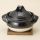 黒釉三合御飯鍋(信楽焼)